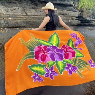 New design rayon sarongs pareo hand painted originally made in bali hight quality